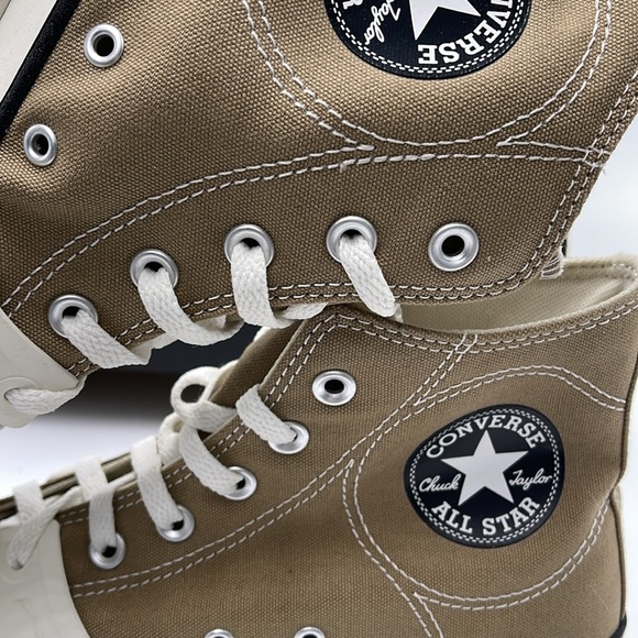 Converse Men’s CTAS CONSTRUCT HI ROASTED/BLACK/EGRET A03876C Platforms Sneakers - Picture 15 of 16